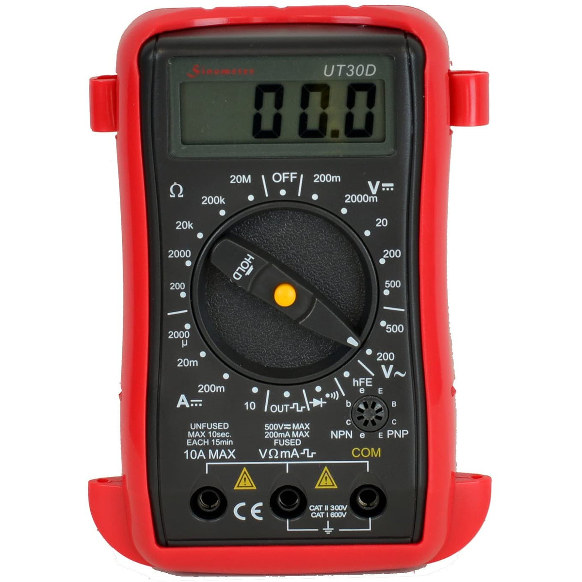 Sinometer UT39A AC DC Voltage Amp Ohm Meter Multimeter Tester